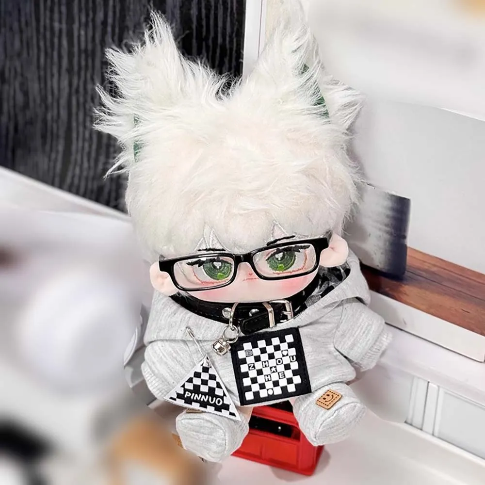 niannyyhouse 10cm-15cm 20cm Plush Doll Clothes Coat Shoes Glasses Necklace Stuffed Toy Dressup