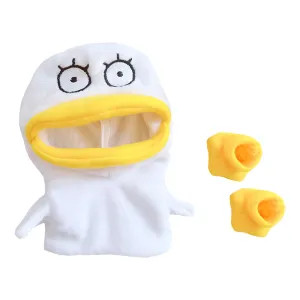 niannyyhouse 10cm-15cm Plush Doll Clothes Hoodie Shoes Duck Pajamas Outfit Plushie Doll Dressup