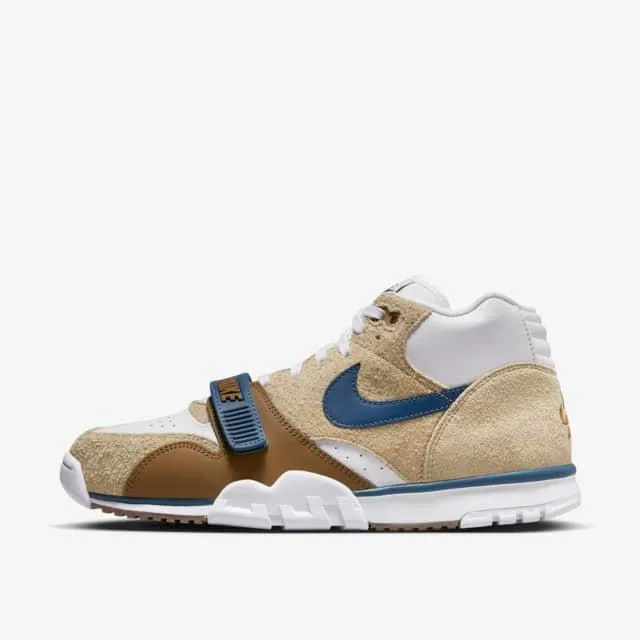 Nike Men's Air Trainer 1 Mid Shoes -  Limestone / Ale Brown / White / Valerian Blue