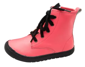 Old Soles Girl's 9005 Swagger High Top Lace Sneaker Boots - Neon Pink