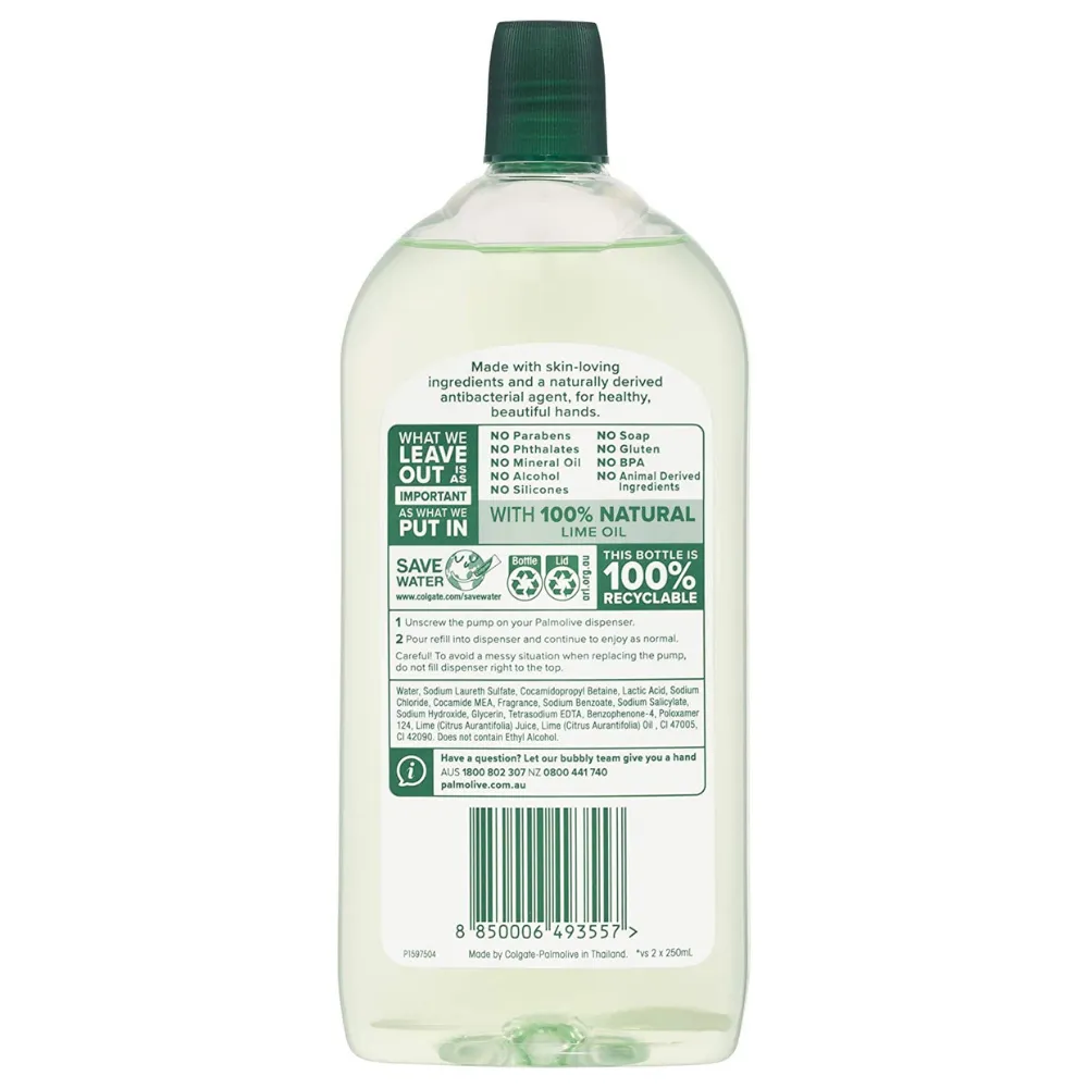 Palmolive Antibacterial Liquid Handwash Soap Refill 500ml