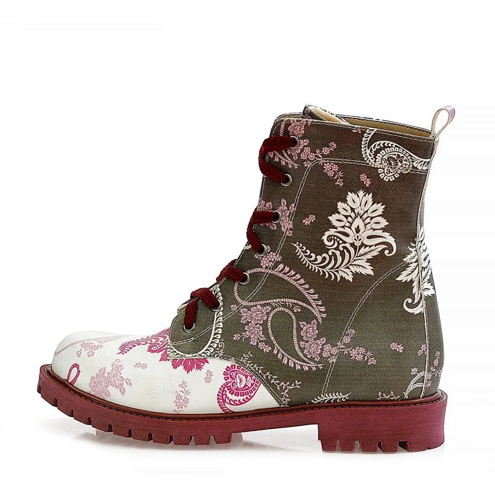 Pattern Long Boots NTM1014