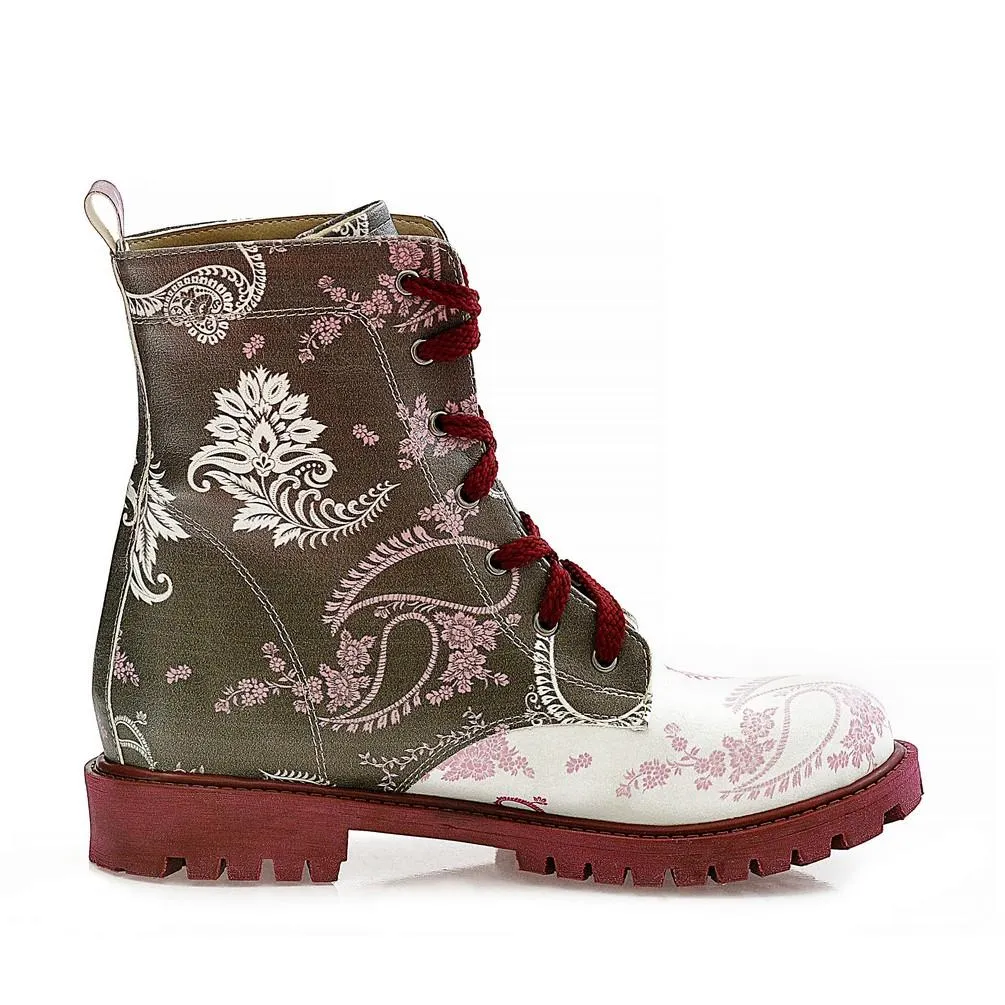 Pattern Long Boots NTM1014