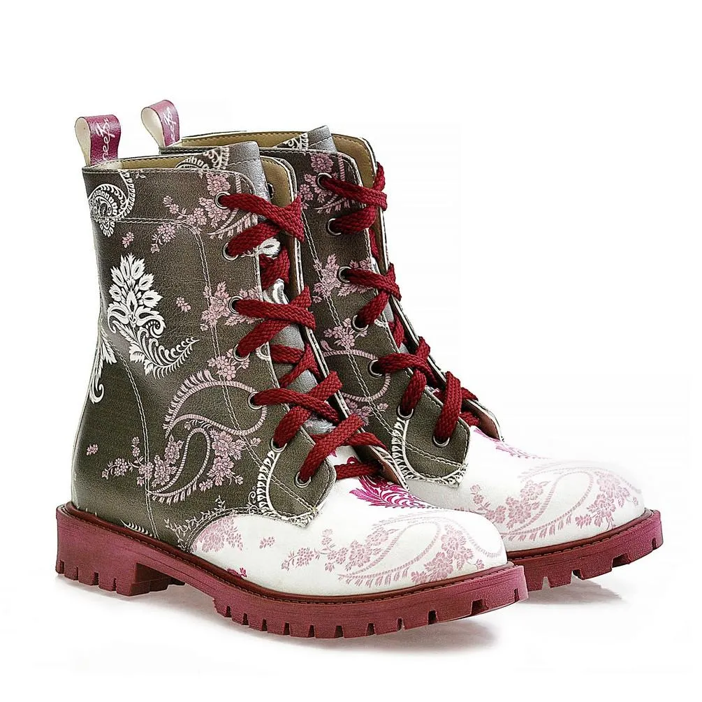 Pattern Long Boots NTM1014