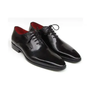 Paul Parkman Handmade Designer Shoes Men's Handmade Designer Shoes Black Oxfords (PM5210)