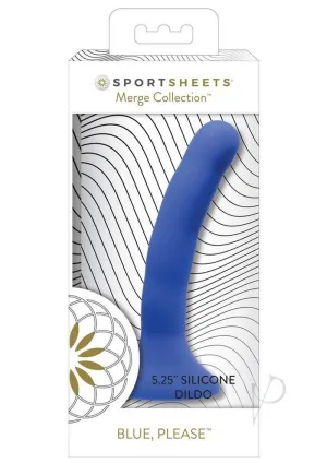 Please Silicone Dildo Blue