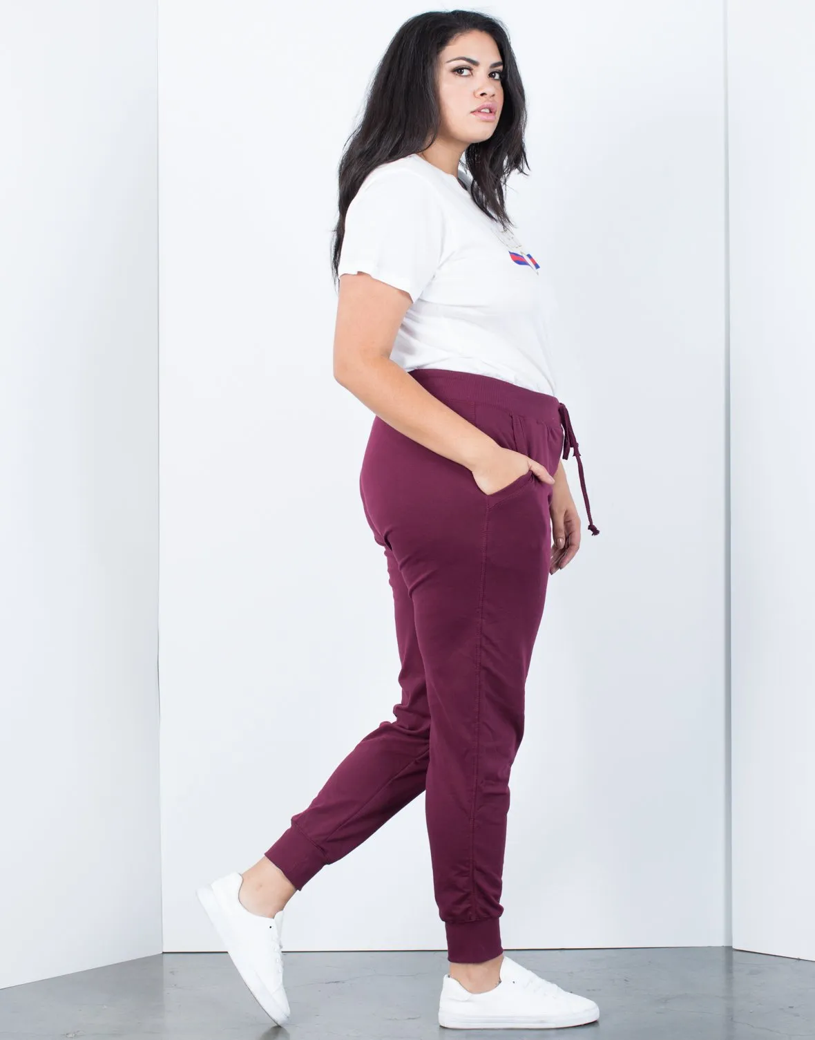 Plus Size Active Joggers