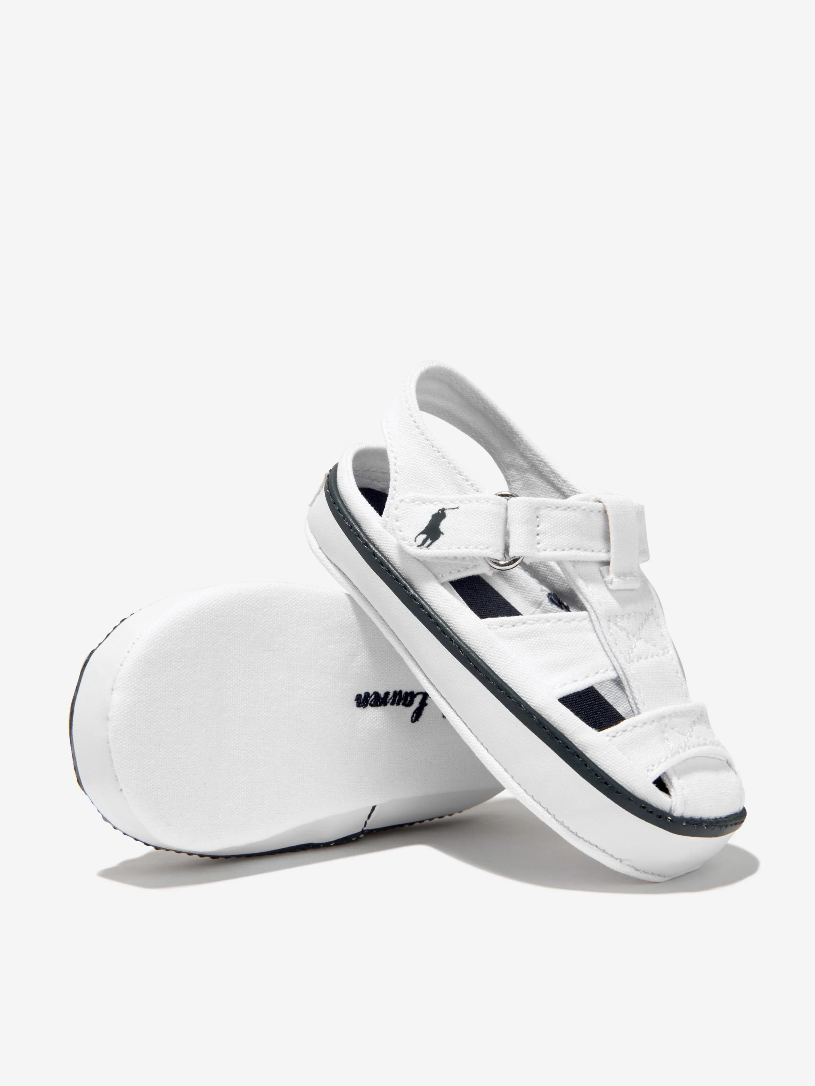 Ralph Lauren Baby Boys Sander Fisherman Sandals in White