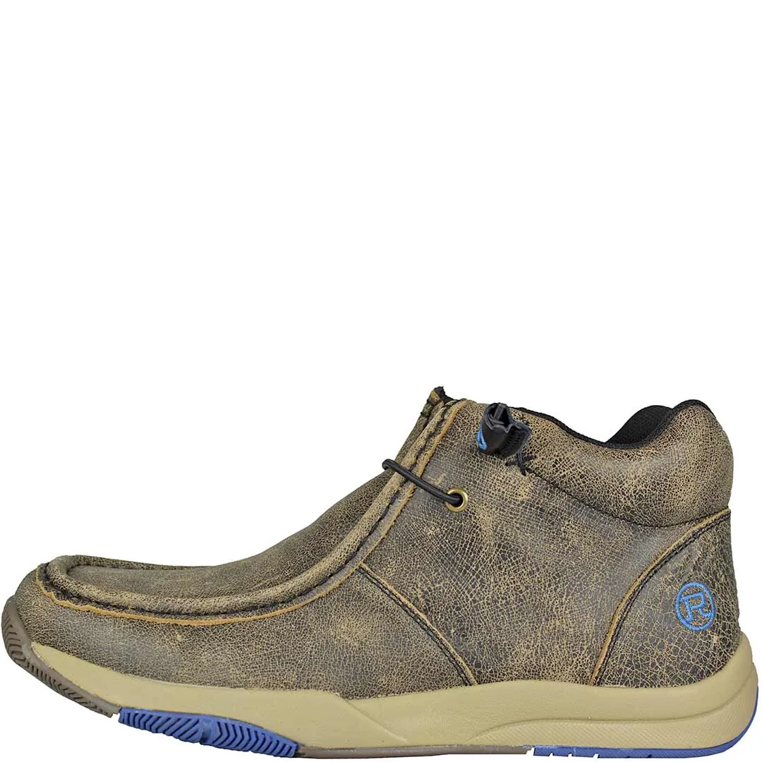 Roper Men's Distressed Moc Toe Chukka Boots