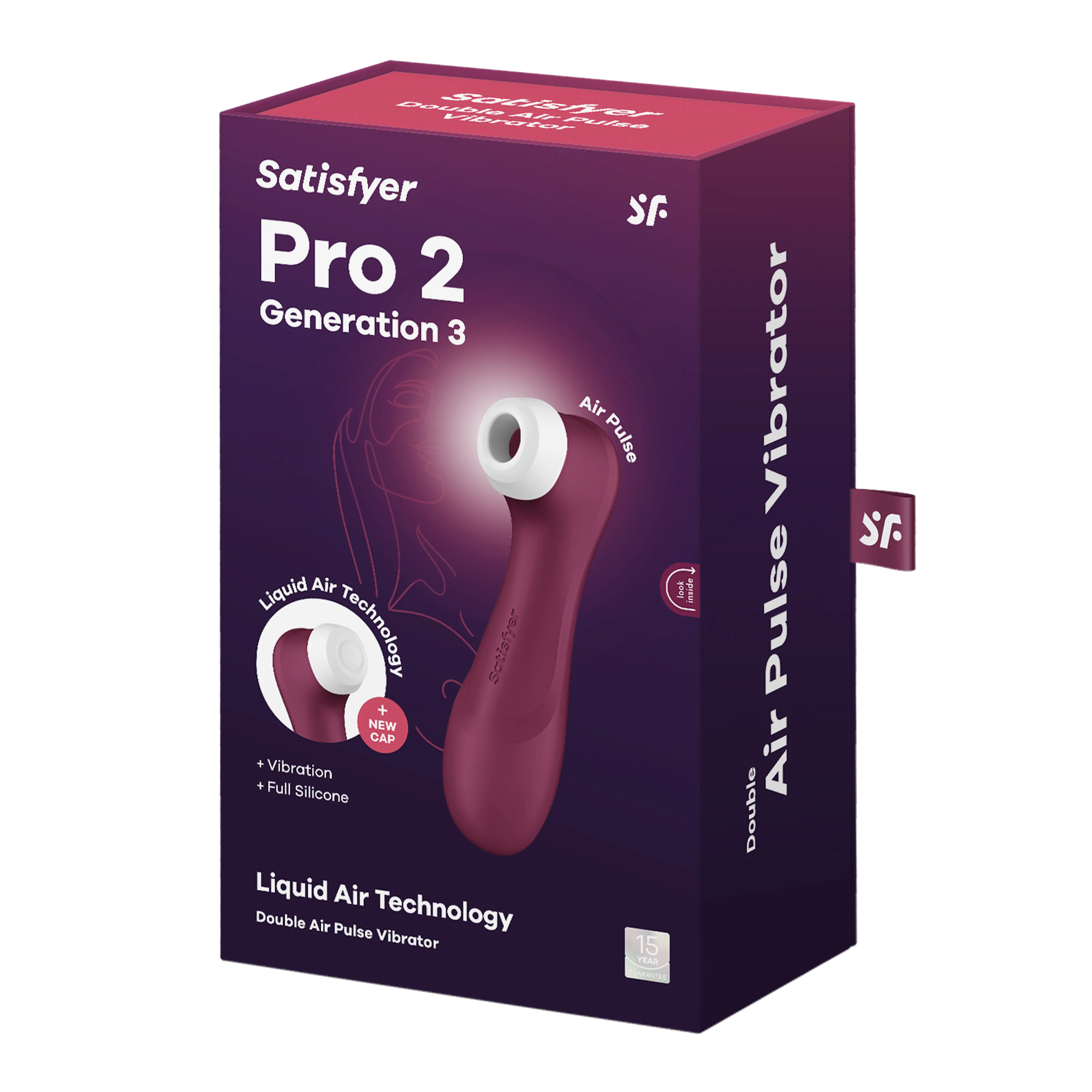 Satisfyer Pro 2 Liquid Air Technology Clitoral Stimulator With Bluetooth App