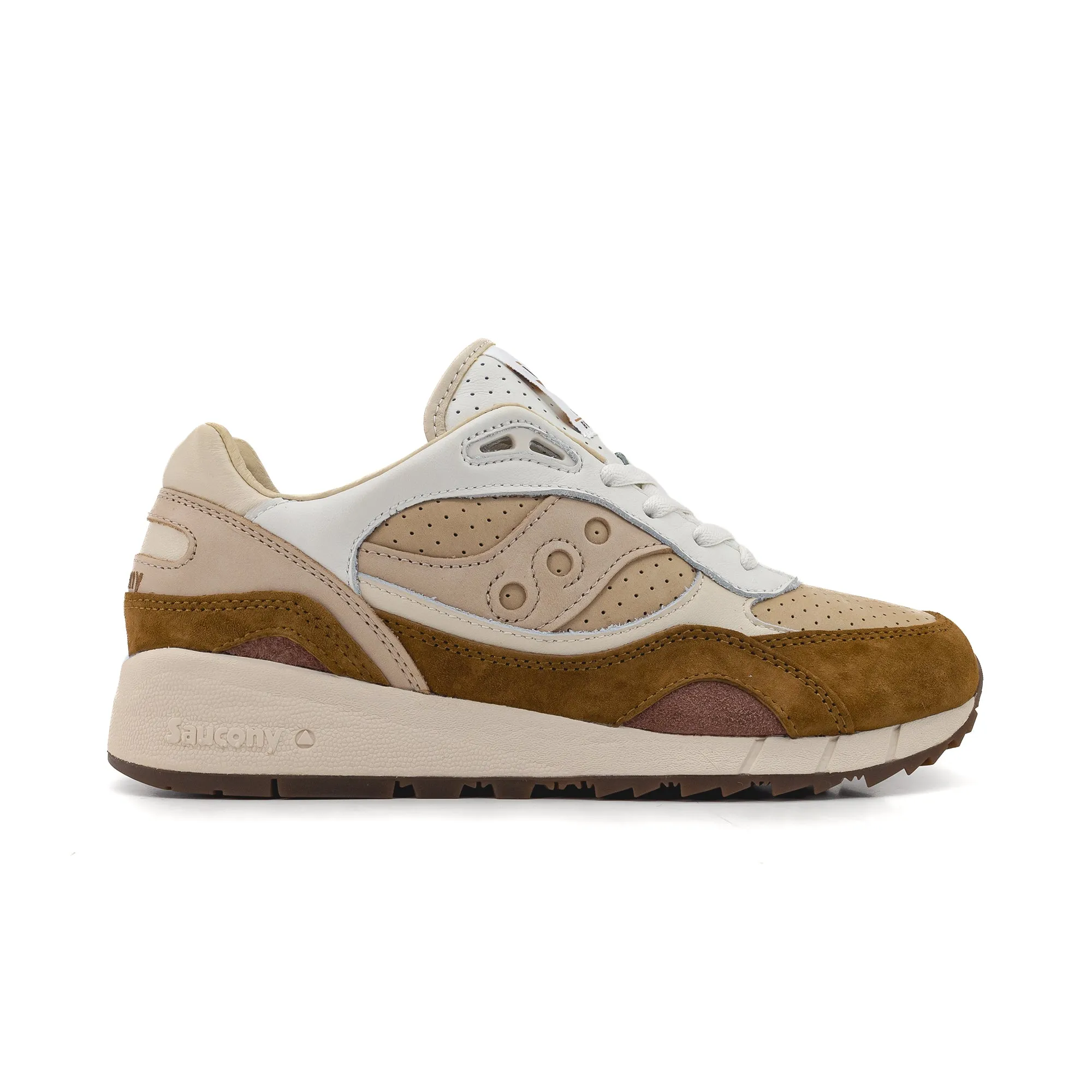 Saucony Shadow 6000 White/Brown S70775-1.WHT