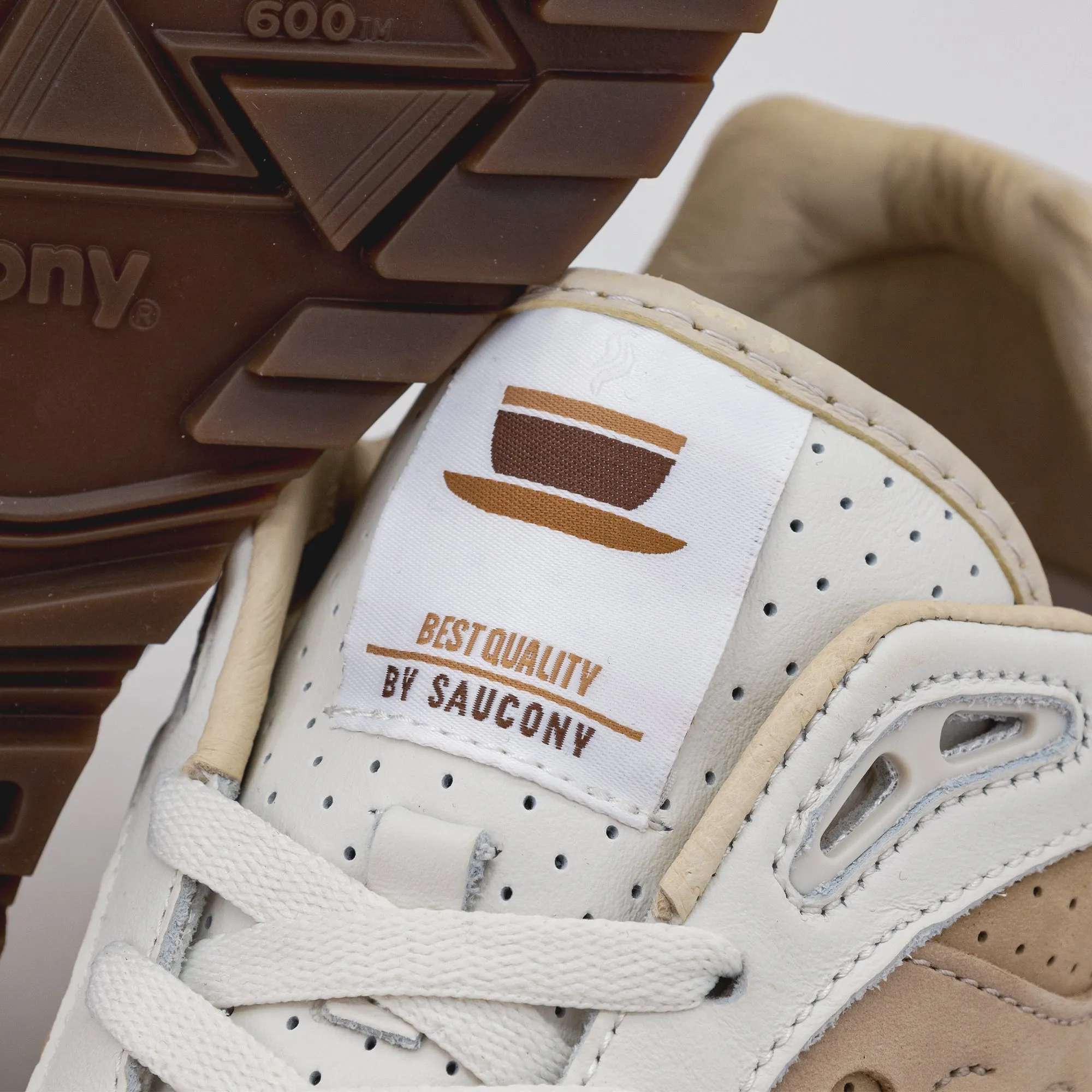 Saucony Shadow 6000 White/Brown S70775-1.WHT