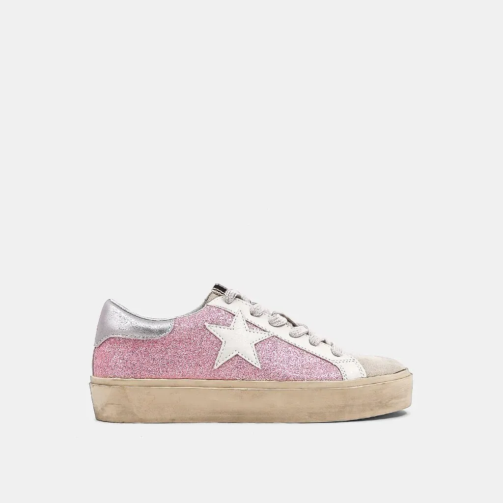 Shu Shop Reba Sneakers (Pink Glitter)