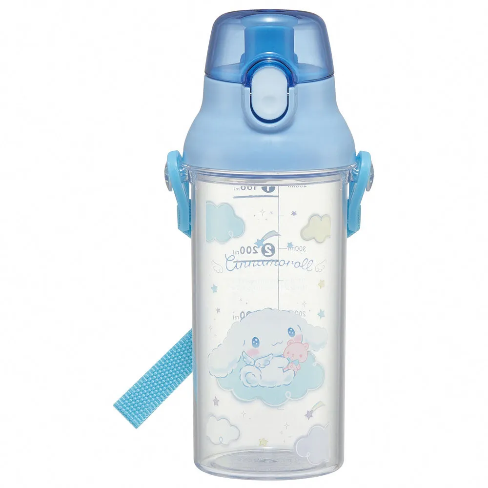 Skater Collaboration One Touch Water Bottle 480ml Direct Drinking Bottle Children Toddler Skater Straw Bottle Antibacterial Dishwasher Safe Made in Japan