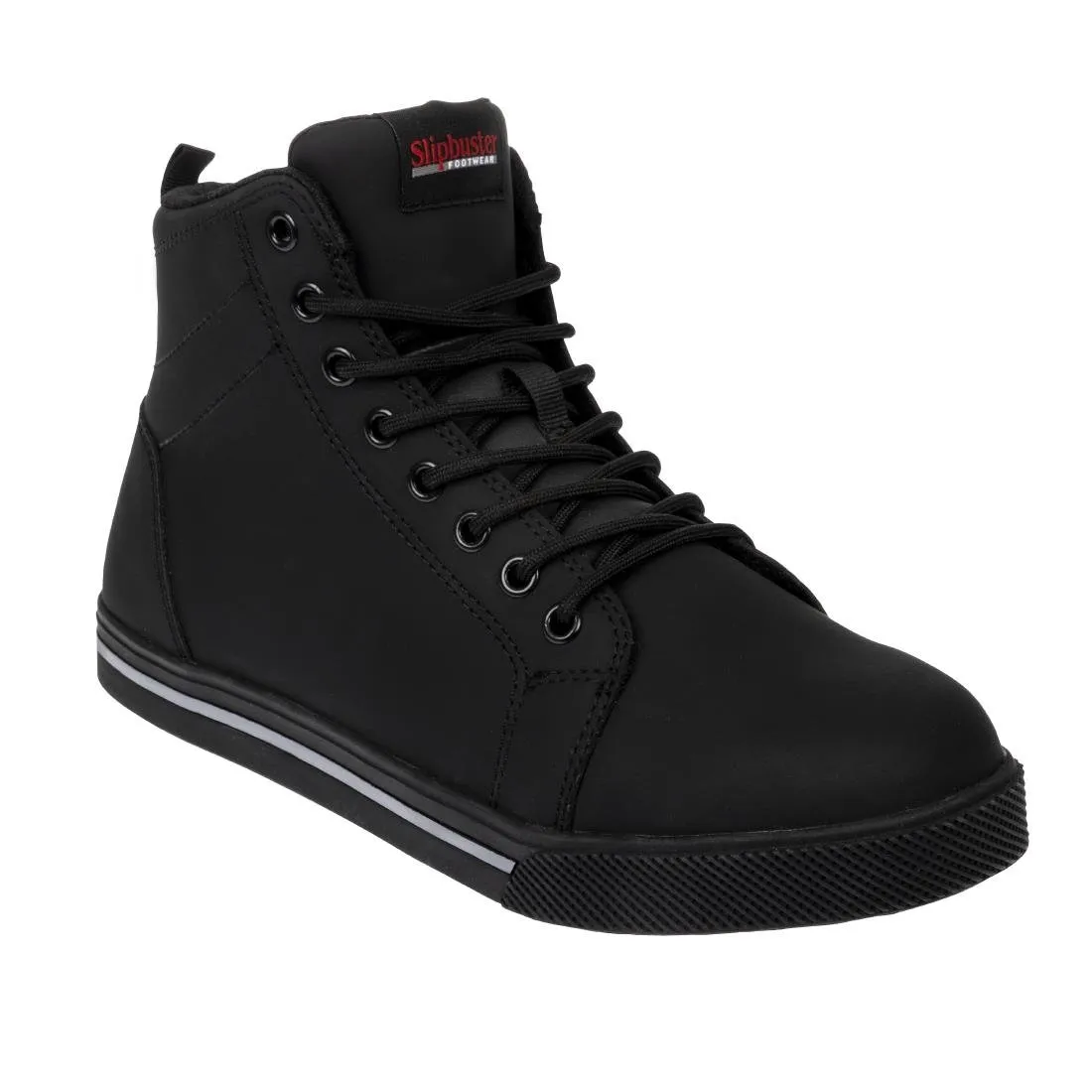 Slipbuster Microfibre Safety Hi Top Boots Matte Black 39 - BA061-39