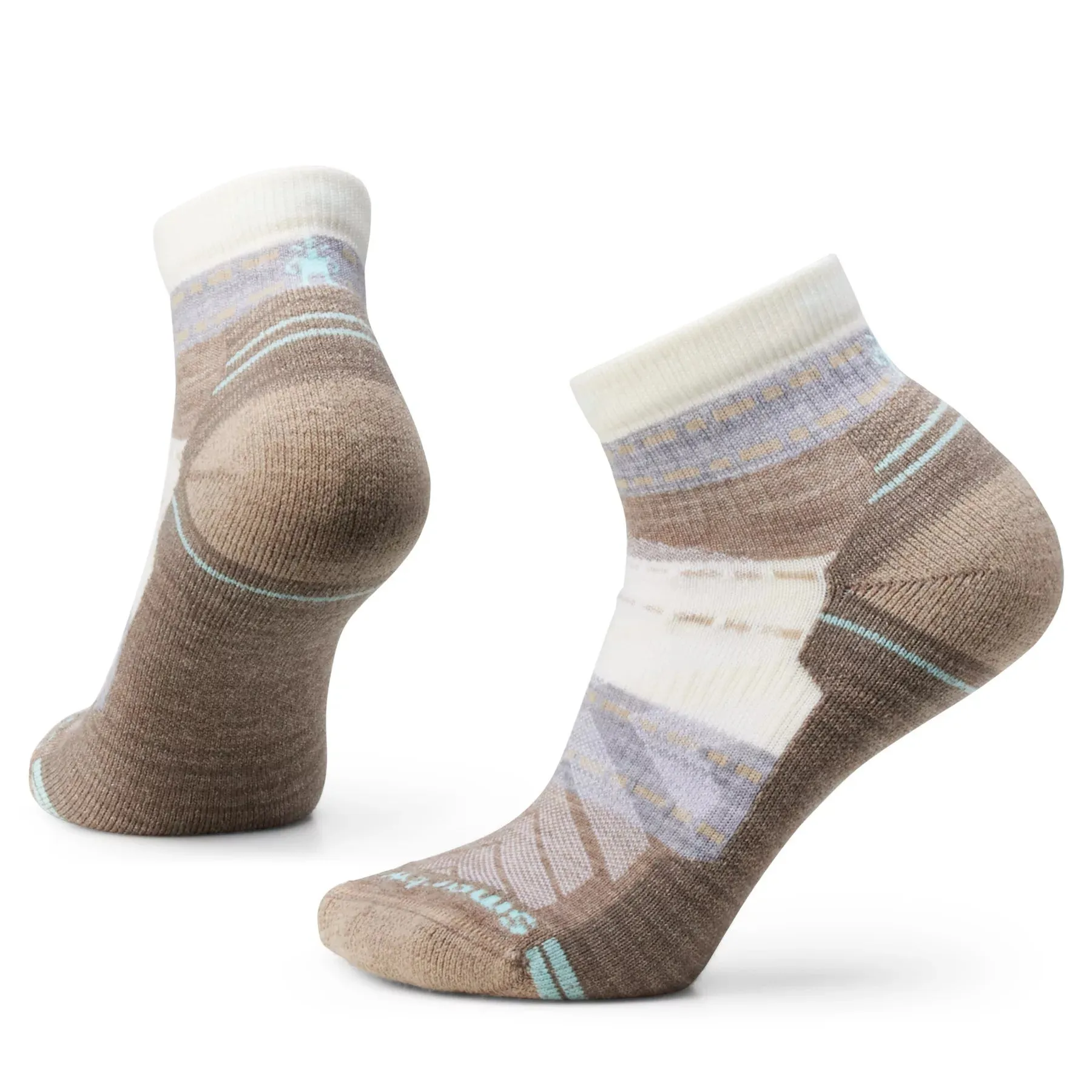 Smartwool Women's Hike Light Cushion Margarita Ankle Socks - Natural