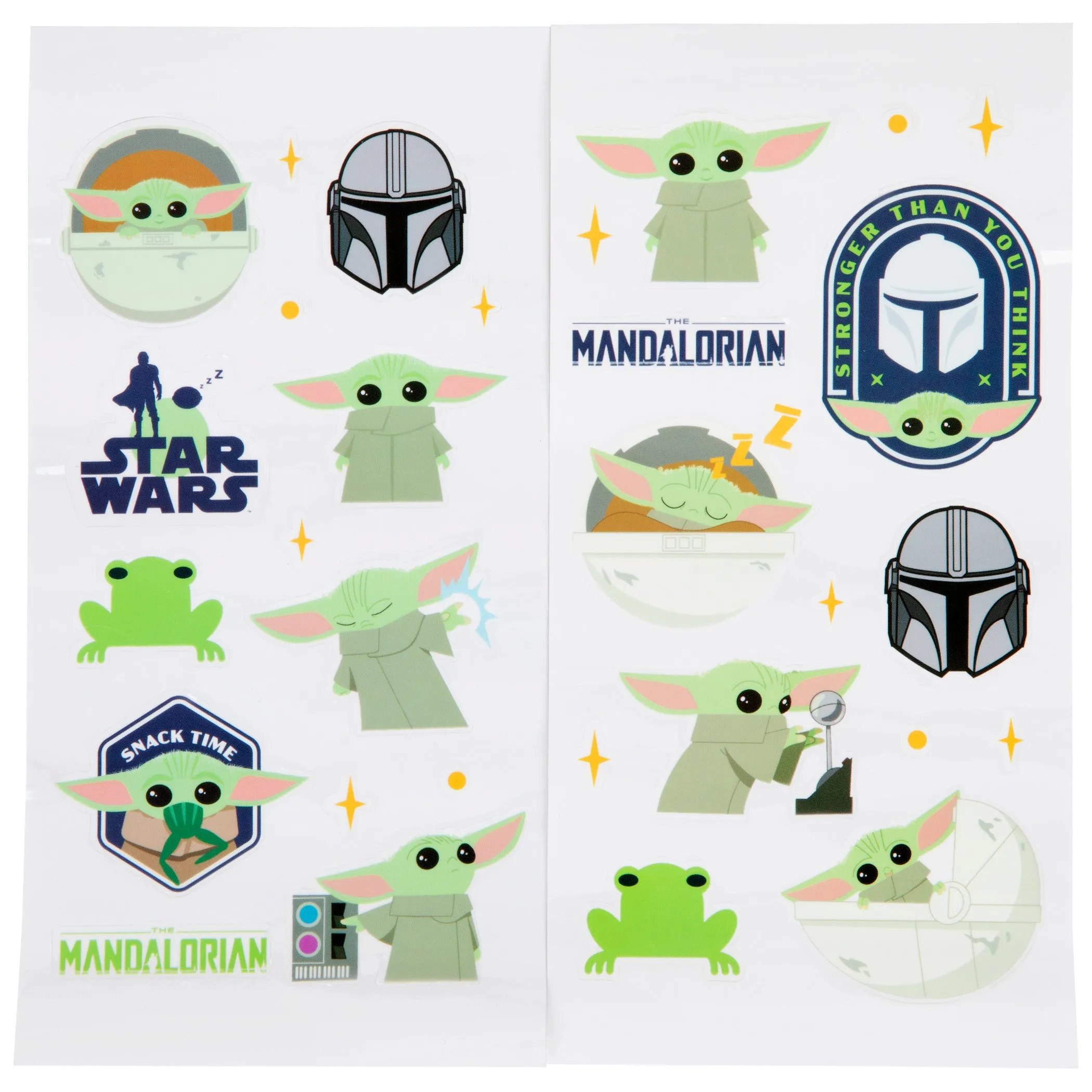 Star Wars The Mandalorian Grogu 20 oz. Sports Bottle & Sticker Set