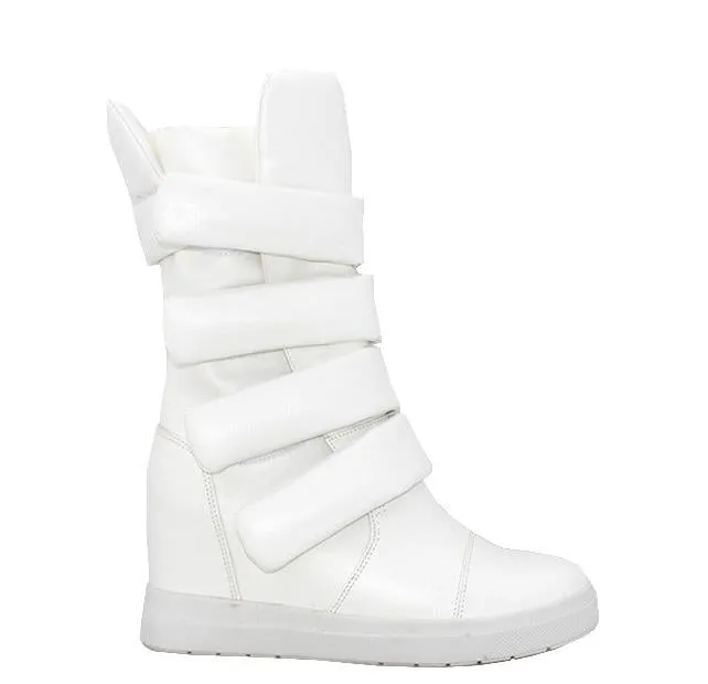 STRAPPED WHITE SNEAKER