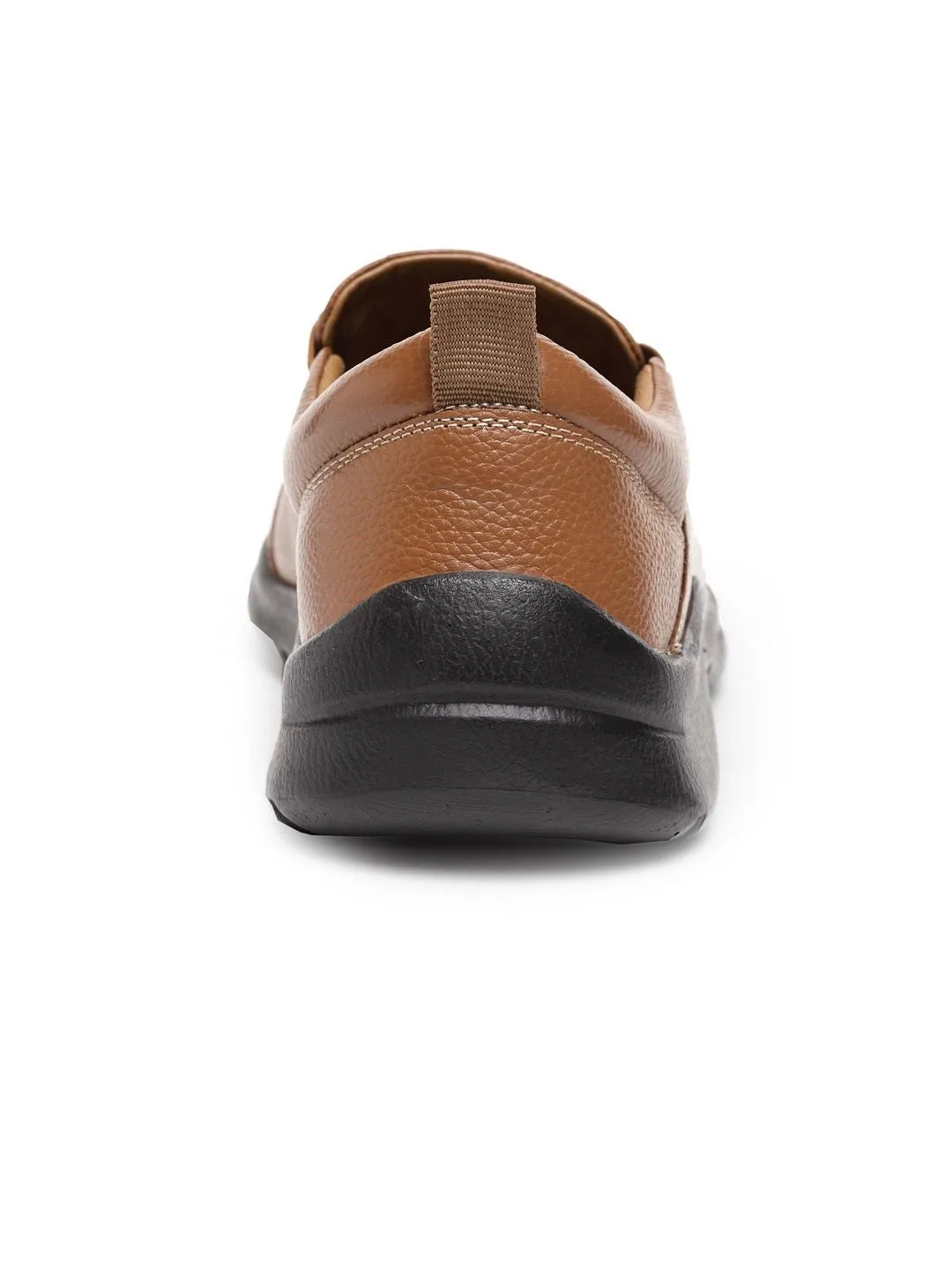 Teakwood Leathers Men Tan Brown Slip-On Sneaker Shoes