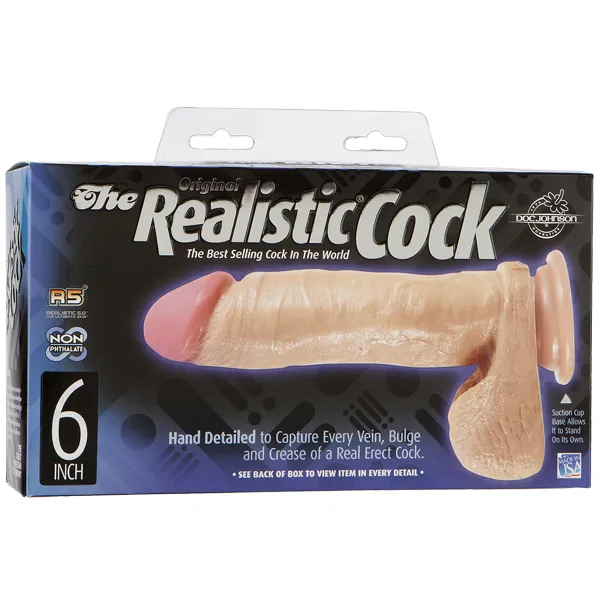 THE REALISTIC COCK 6"