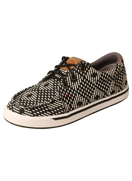 Twisted X Black/White Kicks Children's Casual Shoe