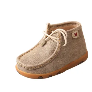 TWISTED X DUSTY TAN INFANT CHUKKA DRIVING MOC- ICA0005