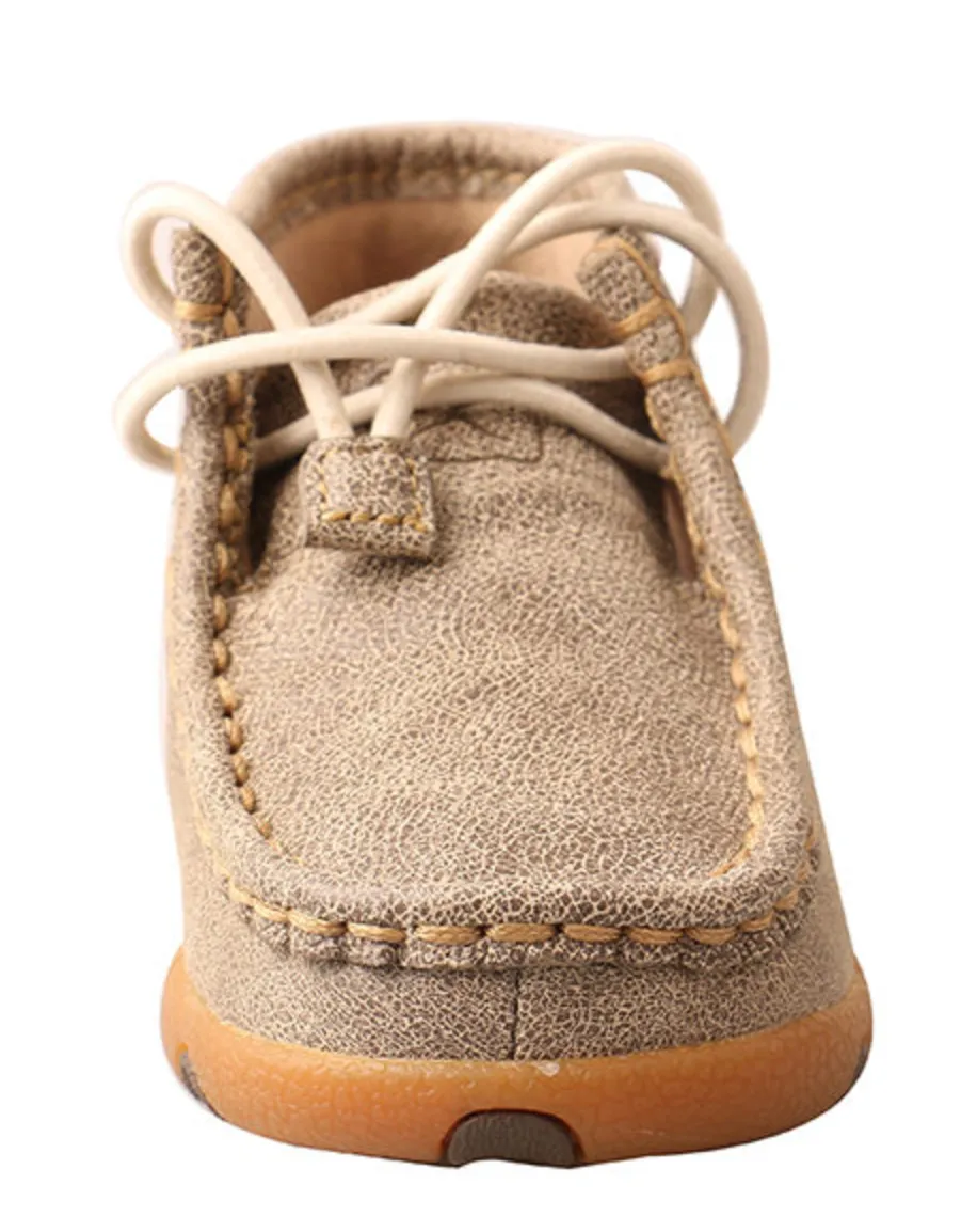 TWISTED X DUSTY TAN INFANT CHUKKA DRIVING MOC- ICA0005