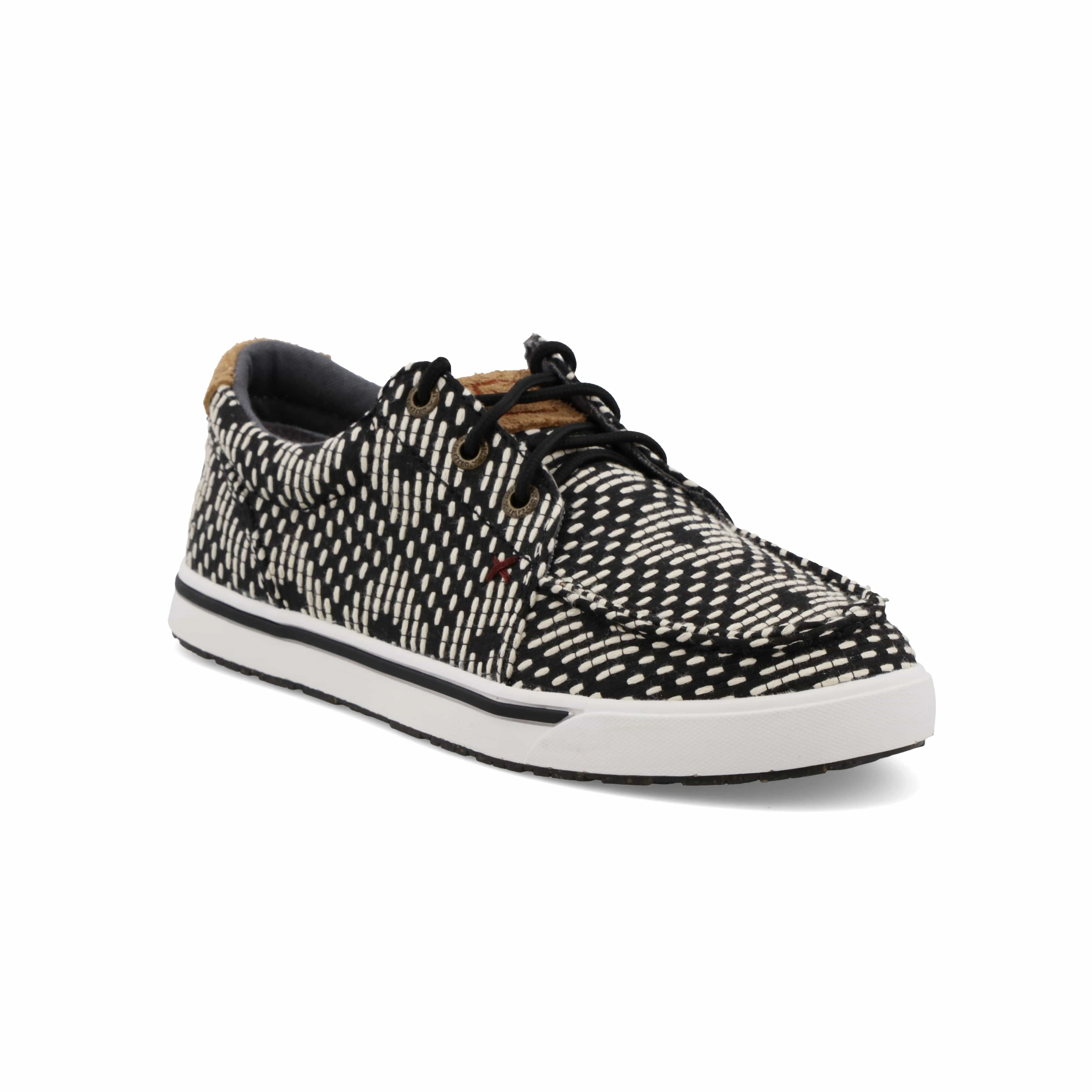 Twisted X Kids Black & White Kicks Shoes YCA0008