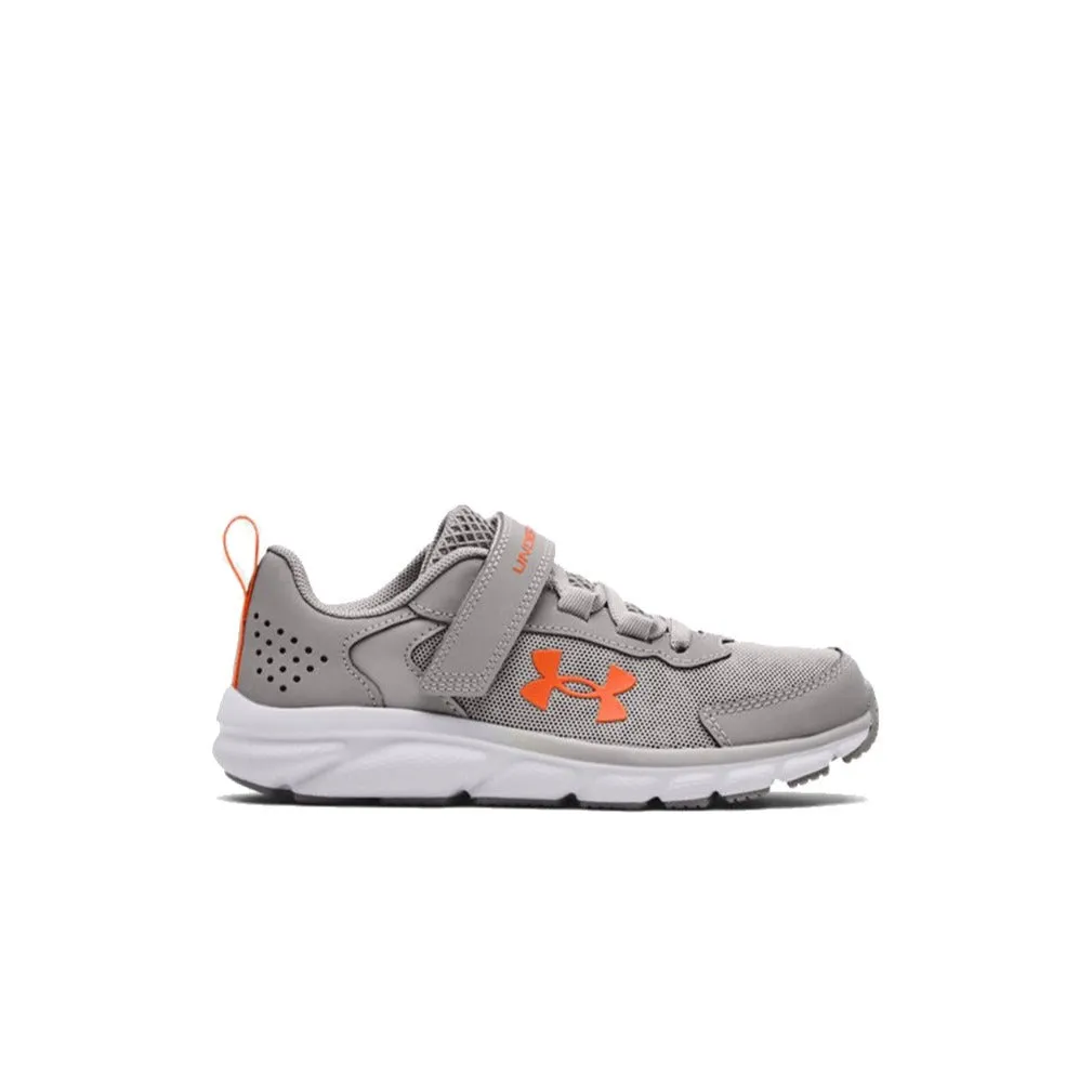 Under Armour Mod Grey/White/Blaze Orange Assert 9 Children’s A/C Sneaker