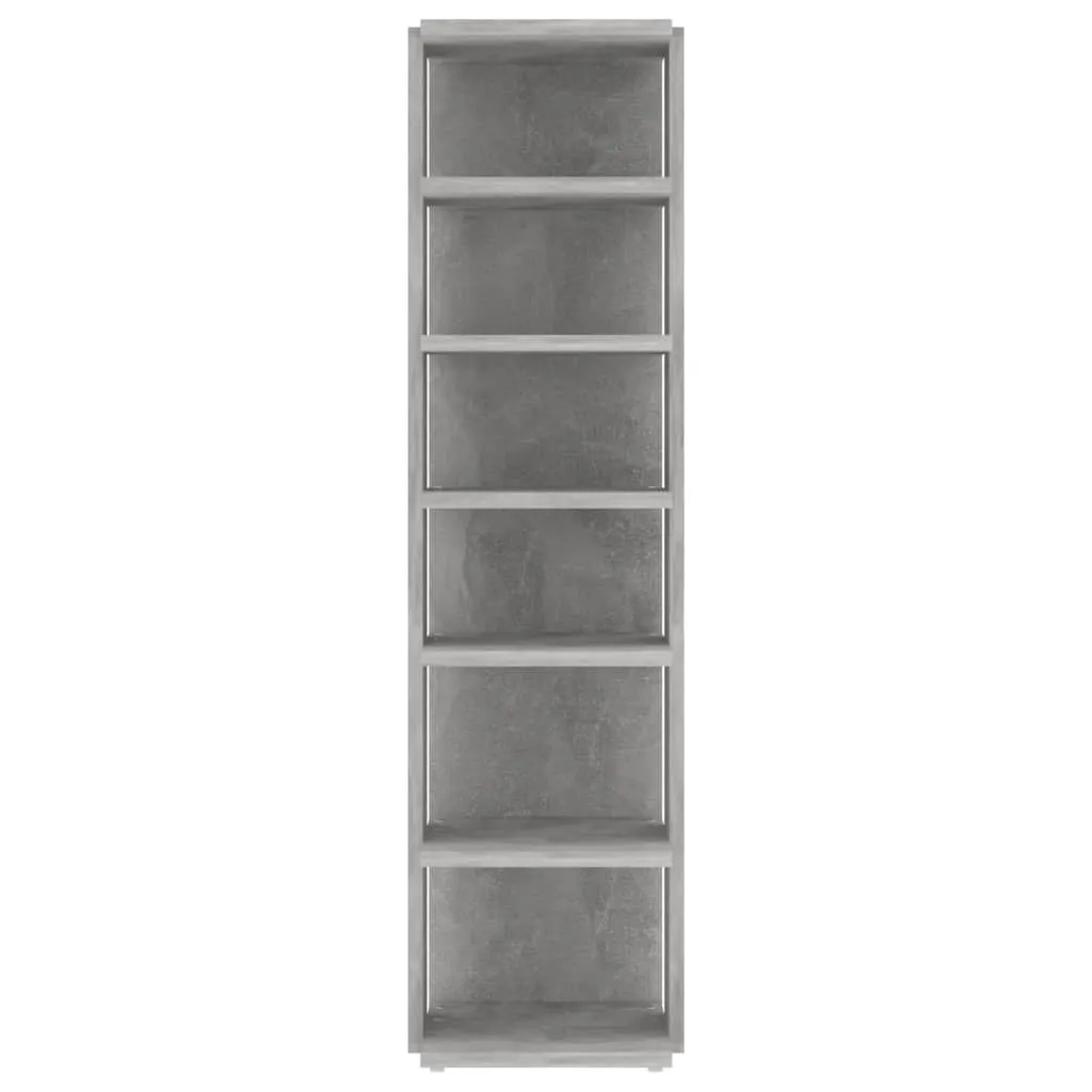 vidaXL Shoe Cabinets 2 pcs Concrete Grey 27.5x27x102 cm