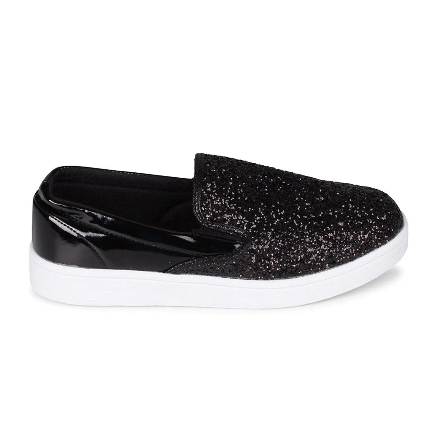 Wanted "Spangle" Slip On Glitter Detailing Sneaker