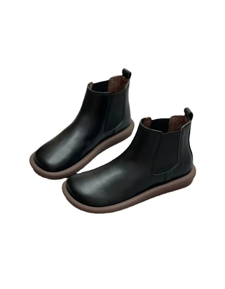 Winter Autumn Handmade Soft Leather Comfortable Boots