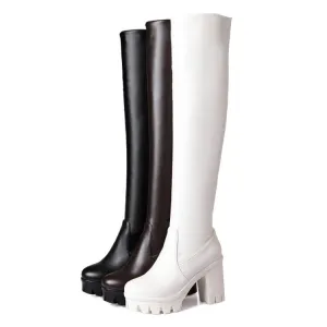 Women's High Heel Over the Knee High Boots