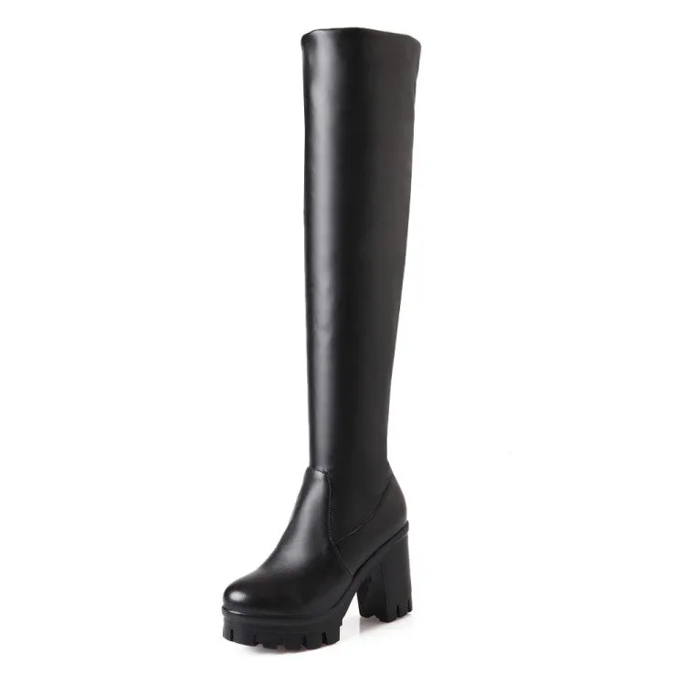 Women's High Heel Over the Knee High Boots