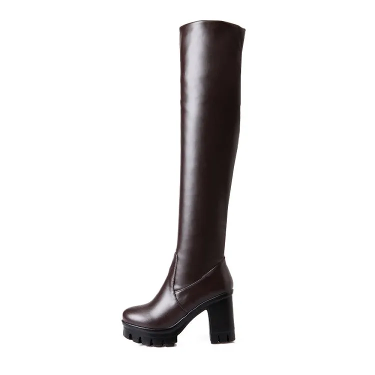 Women's High Heel Over the Knee High Boots