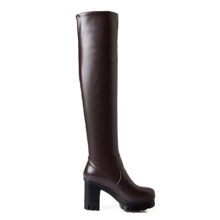 Women's High Heel Over the Knee High Boots