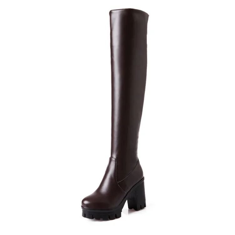 Women's High Heel Over the Knee High Boots