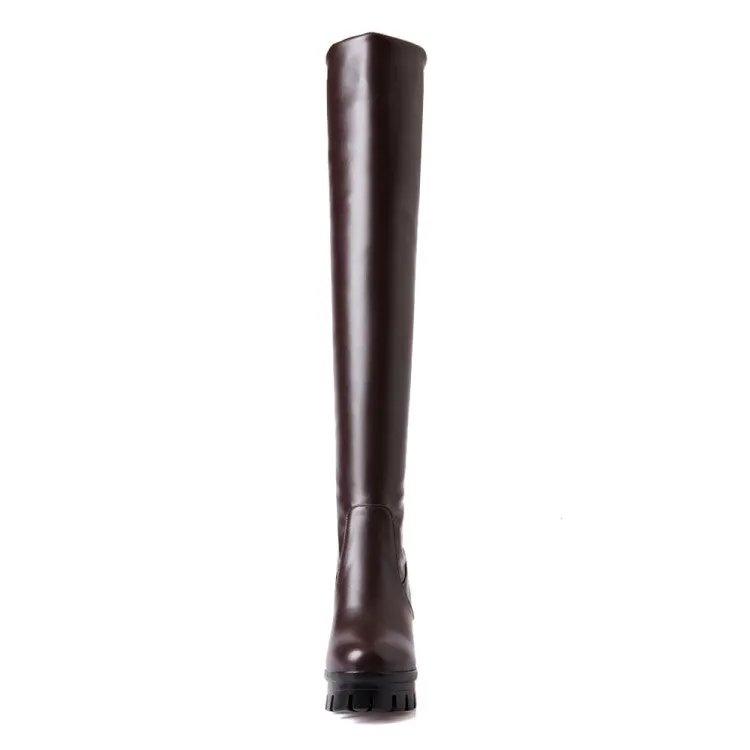 Women's High Heel Over the Knee High Boots