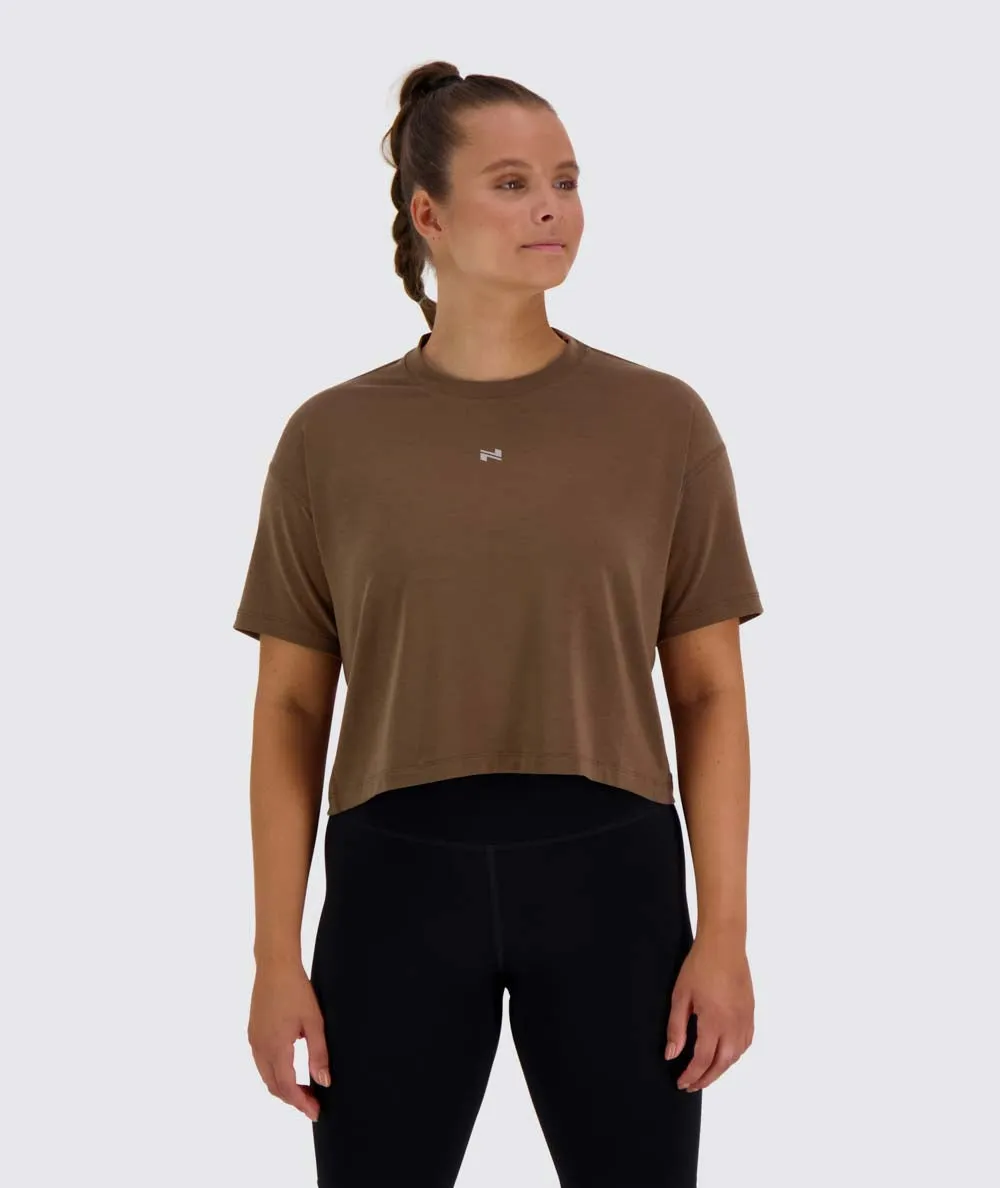 Women's Oversized Crop Tee