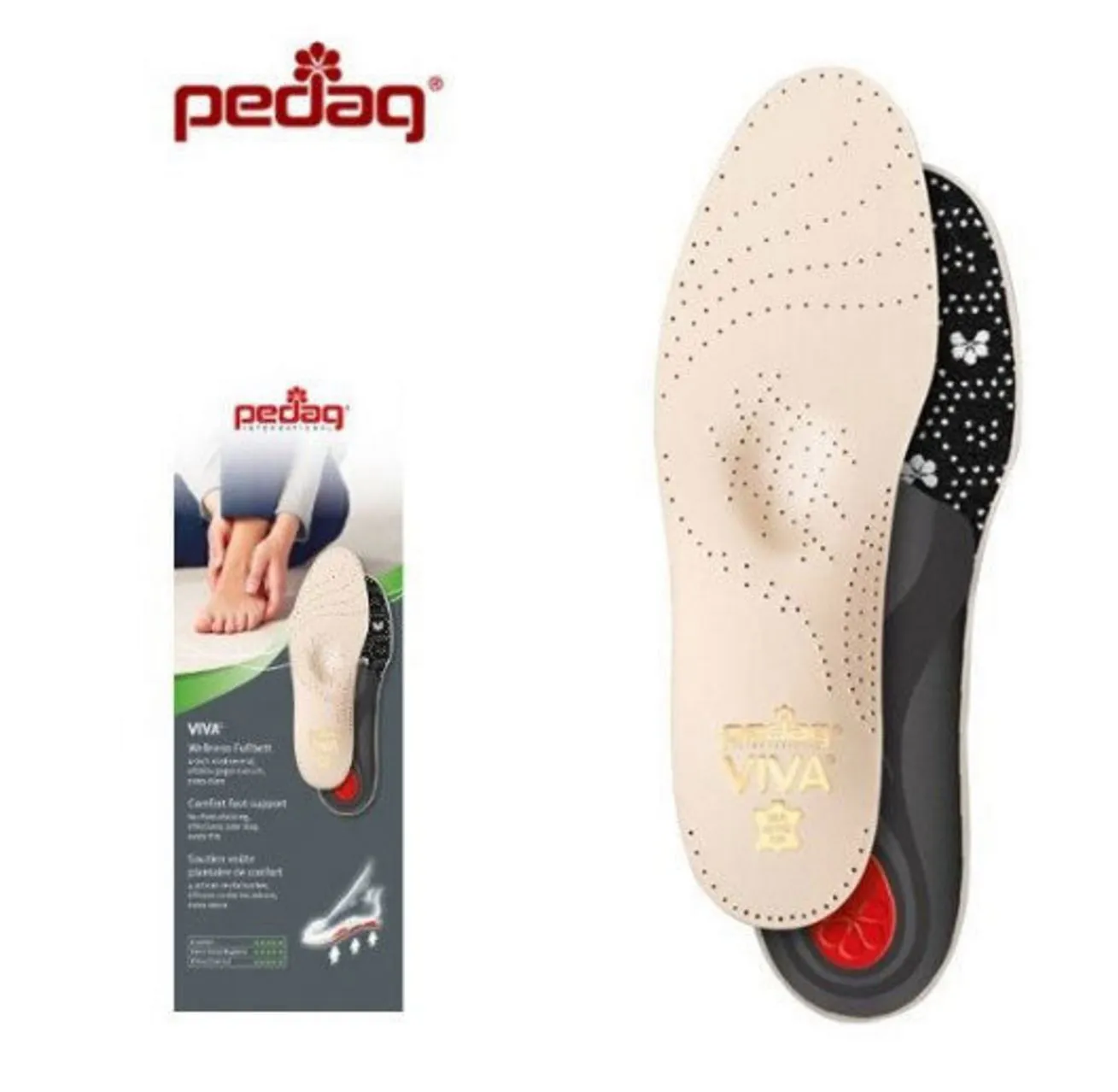 Womens Pedag Viva Comfort Foot Arch Support