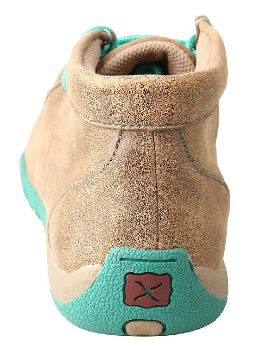 Women's Twisted X Bomber/Turquoise Driving Moc