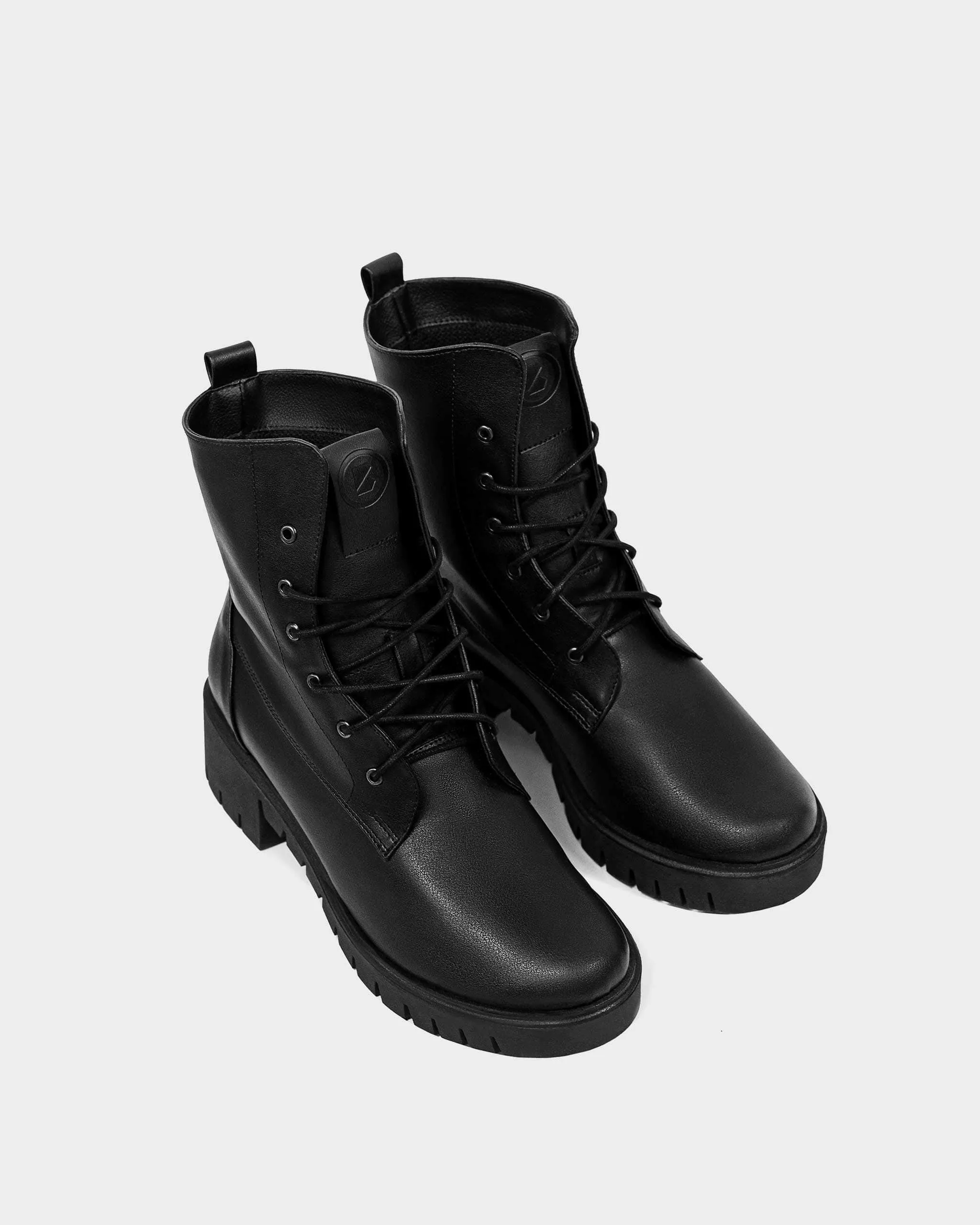 Workers No. 3 Desserto® Cactus Leather Vegan Boots | Black