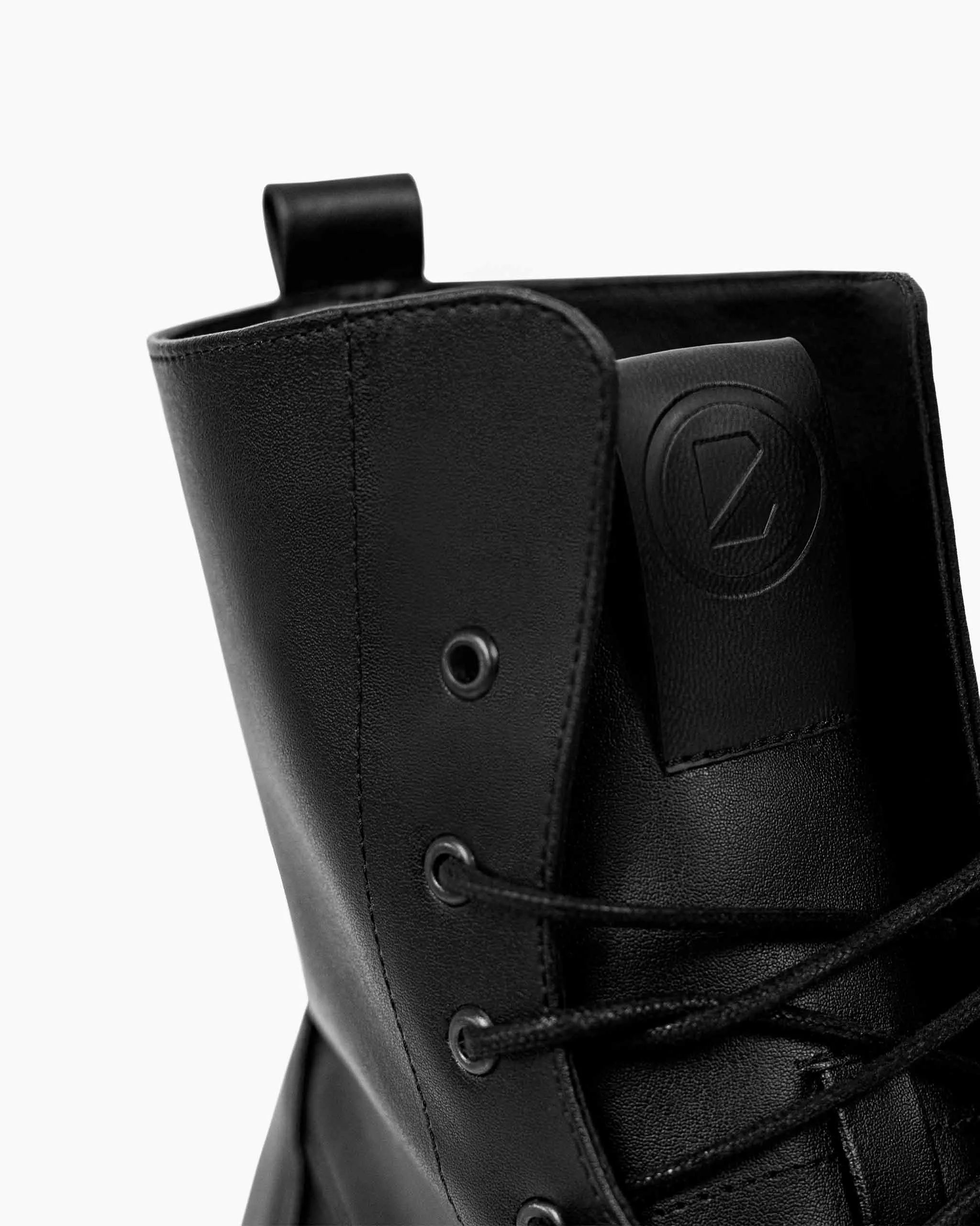 Workers No. 3 Desserto® Cactus Leather Vegan Boots | Black